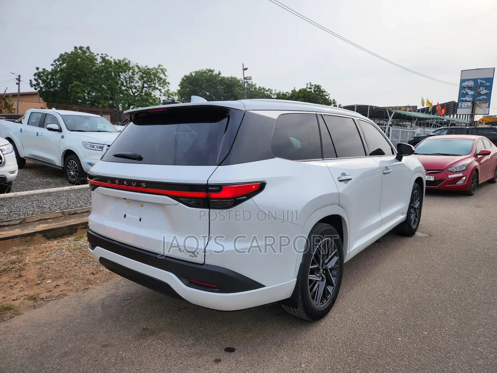 Lexus TX TX 350 AWD 2024 White thumbnail 8